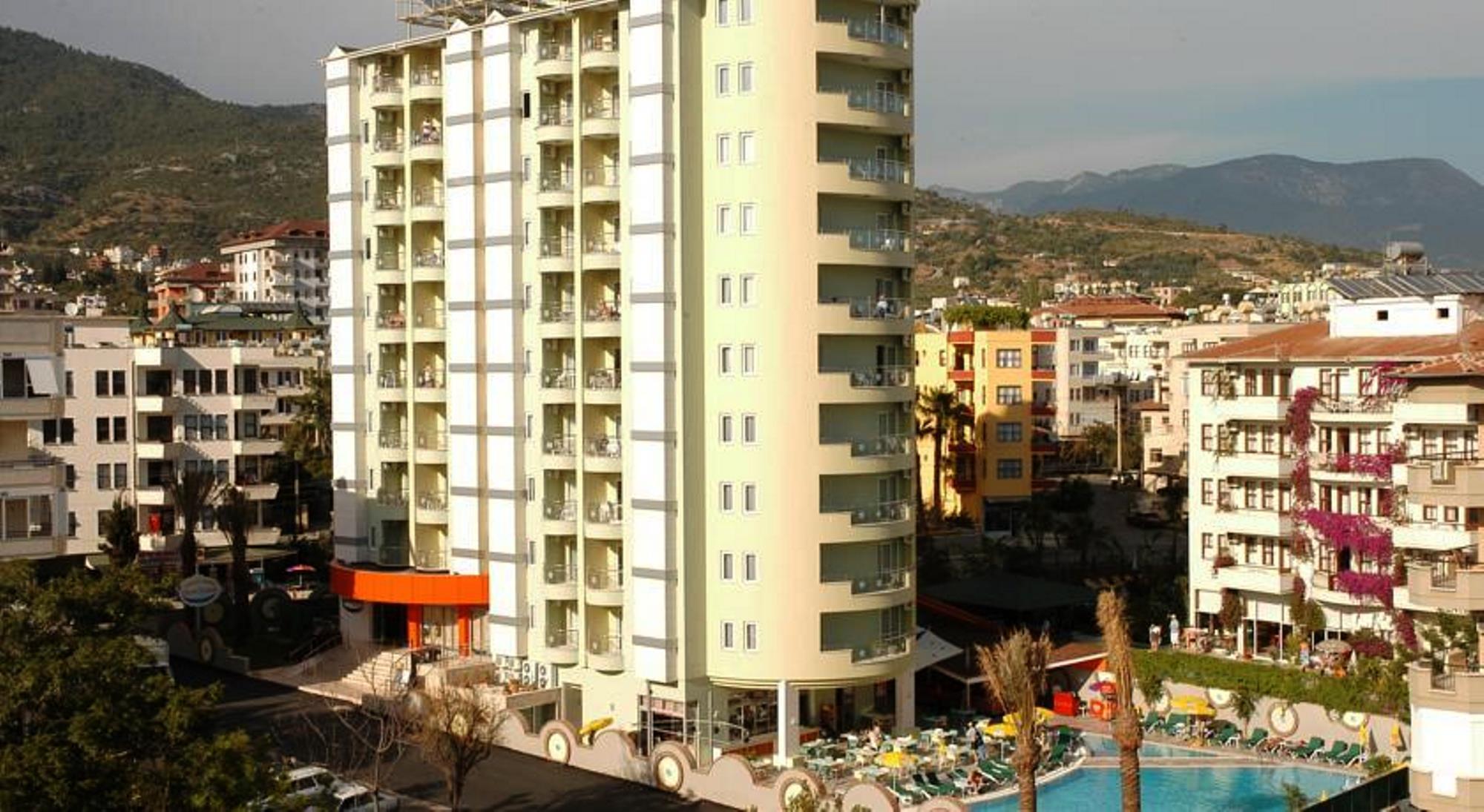 Okan Tower Apart Hotel Alanya Exterior foto